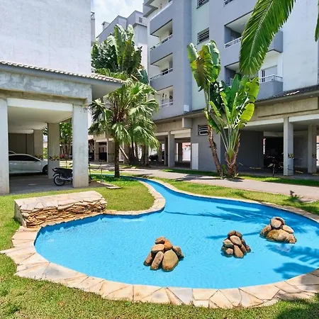Bh35 - Bh35: Ap Bonito Com Ar, Piscina E Varanda Gourmet Ubatuba Exterior photo